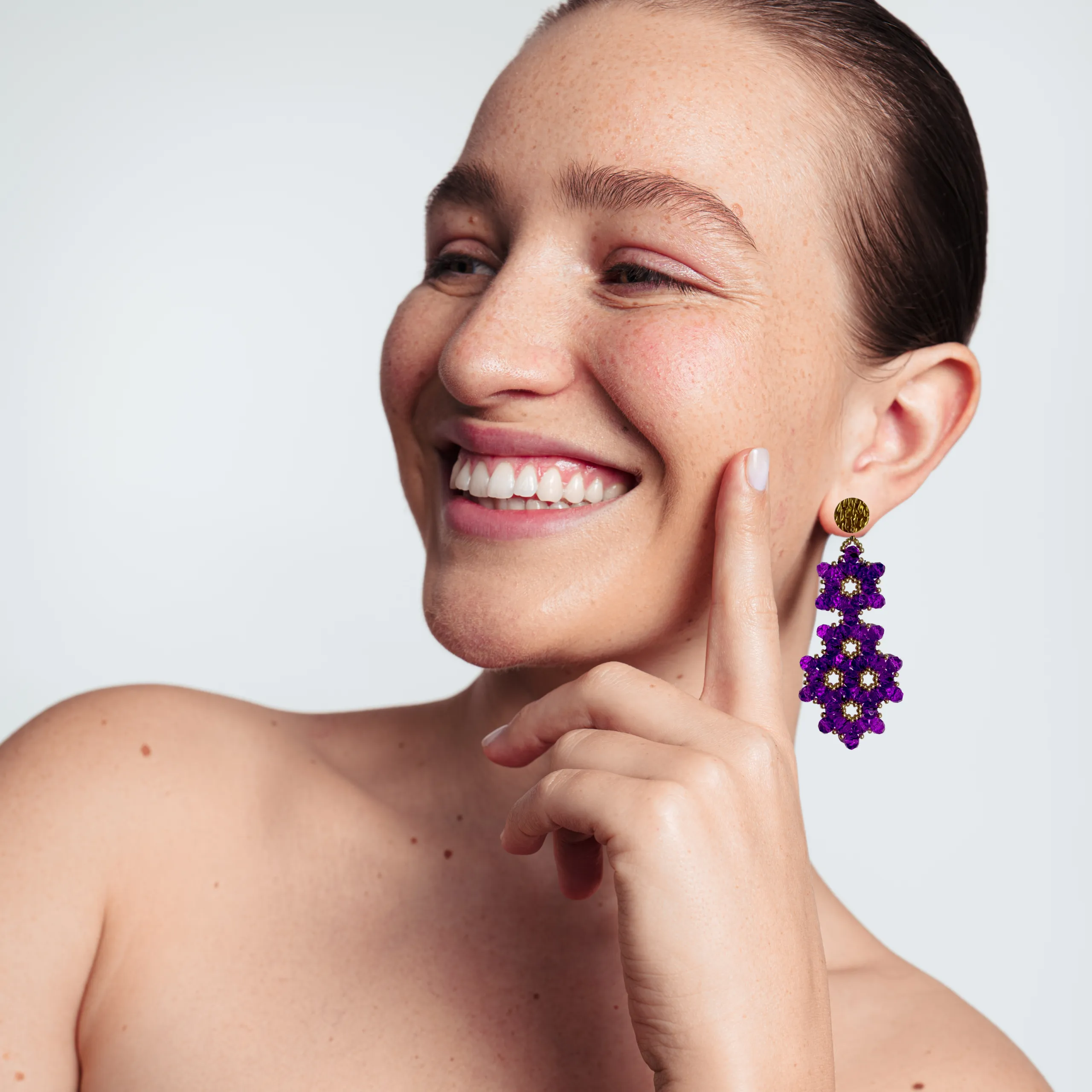 Aretes Cristales Ref. Cristal - Imagen 2