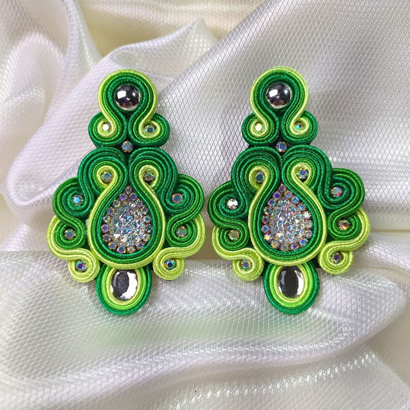 Aretes Soutache Ref. Radiante - Imagen 9