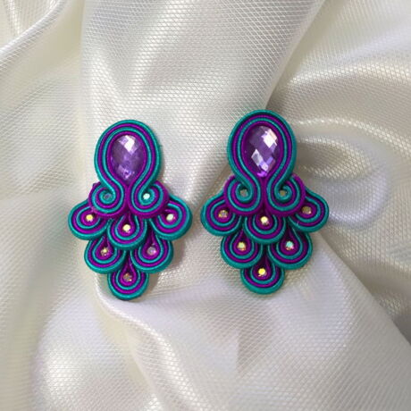 Aretes Soutache Ref. Mary