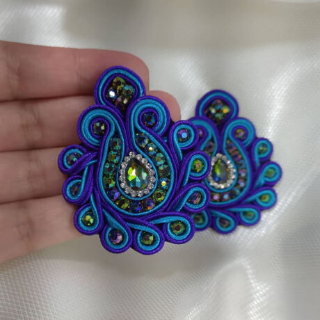 Aretes Soutache Ref. Carolina
